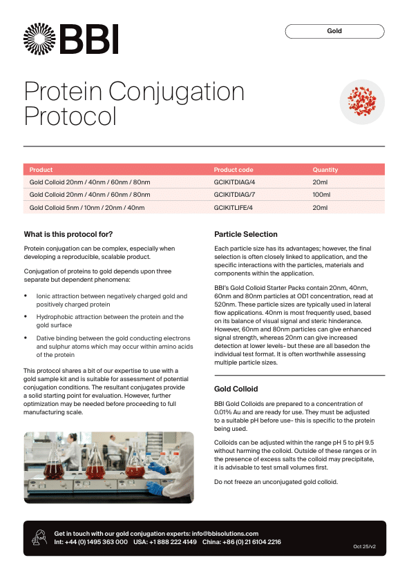 Protein Conjugation Protocol